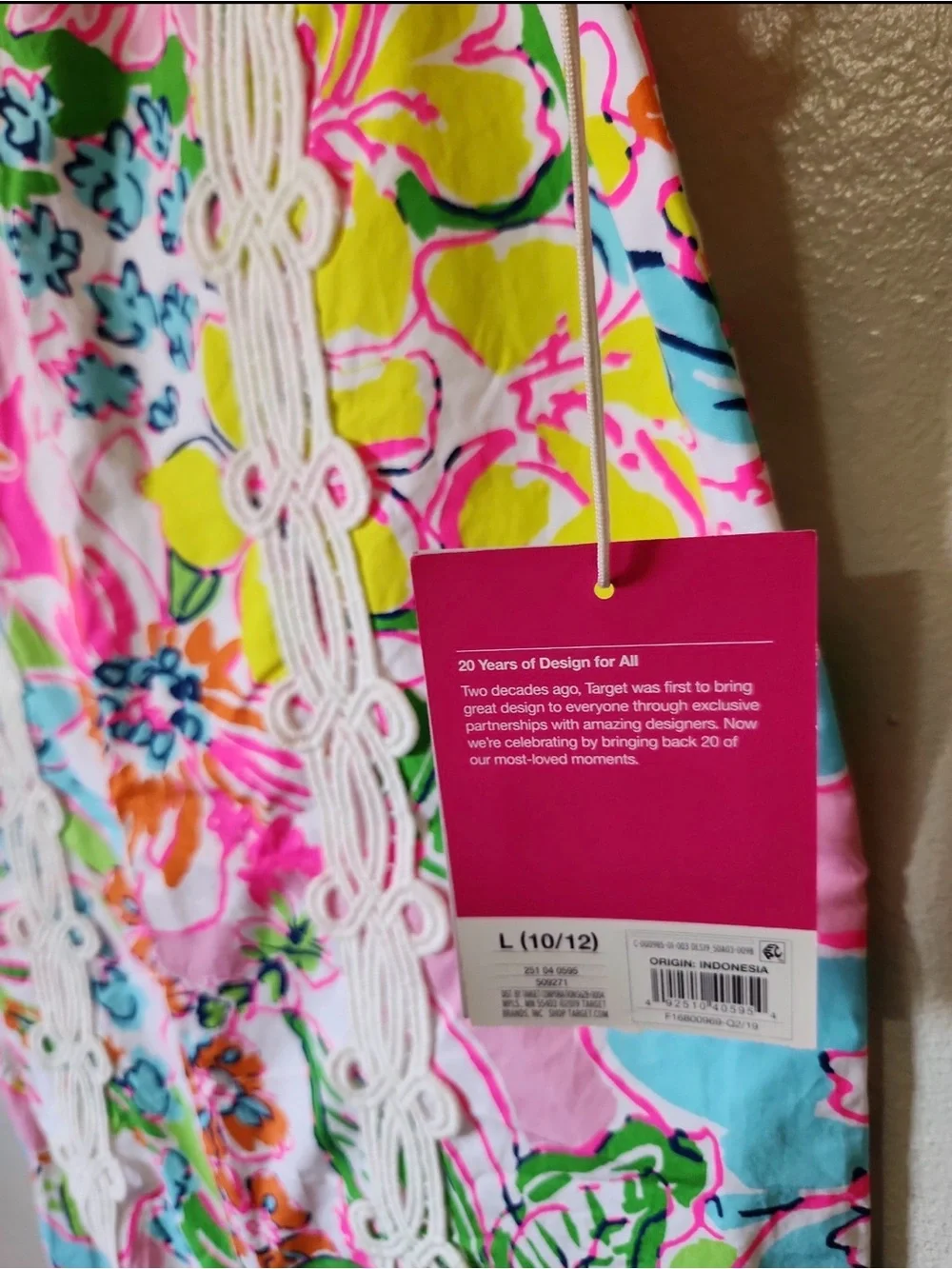 Lilly Pulitzer for Target Girls Floral Shift Dress in Pink, Green, Blue
